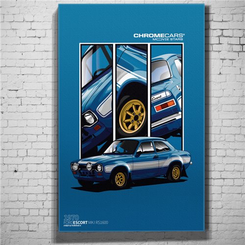 Brian´s Escort Wandbild by ChromeCars®