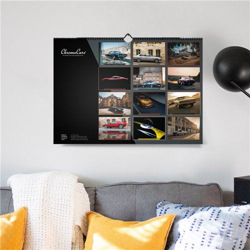 ChromeCars® Wandkalender "Retrospektiv II" 2025 (DIN A2)