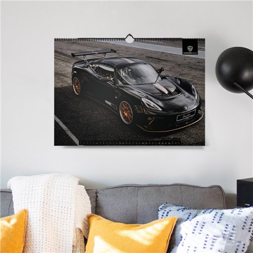 copy of ChromeCars® Wall Calendar "BLACK&GOLD - LOTUS Collection" 2023 (DIN A2)
