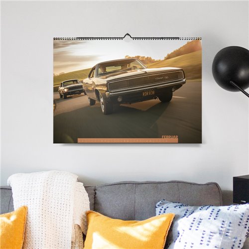 copy of ChromeCars® Wall Calendar  "The Real Bullitt Charger" 2023 (DIN A2)