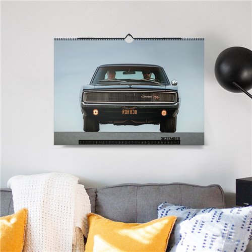 copy of ChromeCars® Wall Calendar  "The Real Bullitt Charger" 2023 (DIN A2)