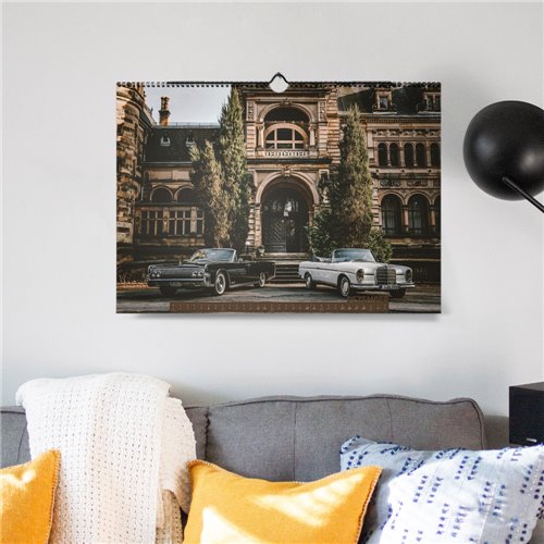 ChromeCars® Wandkalender "Retrospektiv" 2025 (DIN A2)