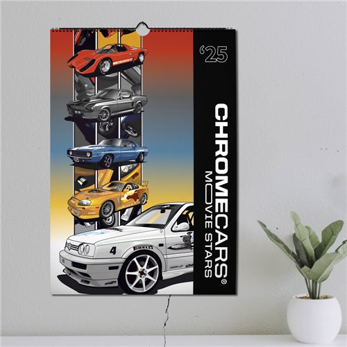 ChromeCars® Wandkalender - MOVIE STARS 2025 (DIN A2)