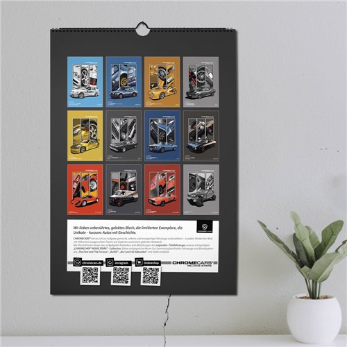 copy of ChromeCars® Wandkalender - MOVIE STARS 2024 (DIN A2)