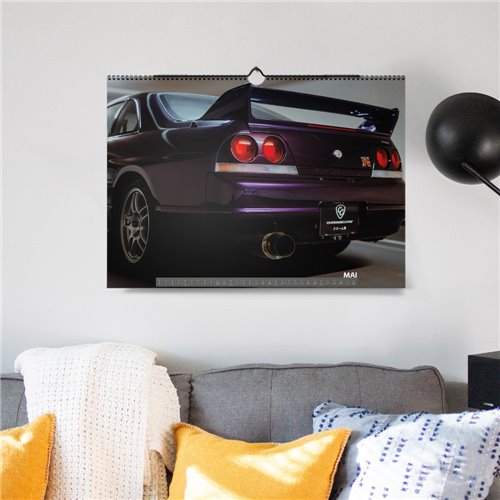ChromeCars® Wandkalender - JDM Midnight-Purple Collection 2025 (DIN A2)