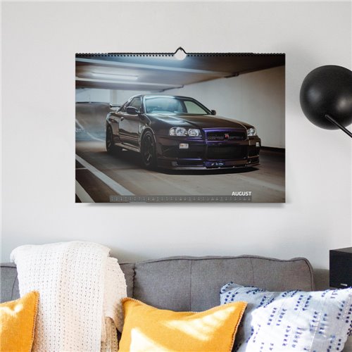 ChromeCars® Wandkalender - JDM Midnight-Purple Collection 2025 (DIN A2)