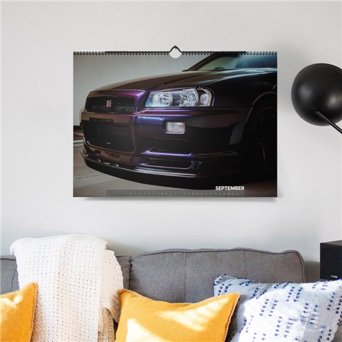ChromeCars® Wandkalender - JDM Midnight-Purple Collection 2025 (DIN A2)