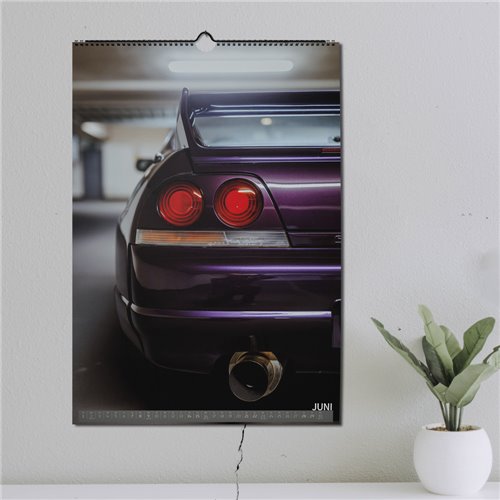 ChromeCars® Wandkalender - Nissan Skyline R33 GT-R V-spec MNPI - 2025 (DIN A2)