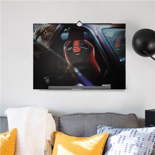 ChromeCars® Wandkalender - Nissan Skyline R34 GT-R V-spec CRS MNPIII - 2025 (DIN A2)